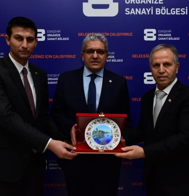 Belediye Başkanımız Kadir Bıyık, EOSB Başkanı Nadir Küpeli'yi Ziyaret etti.